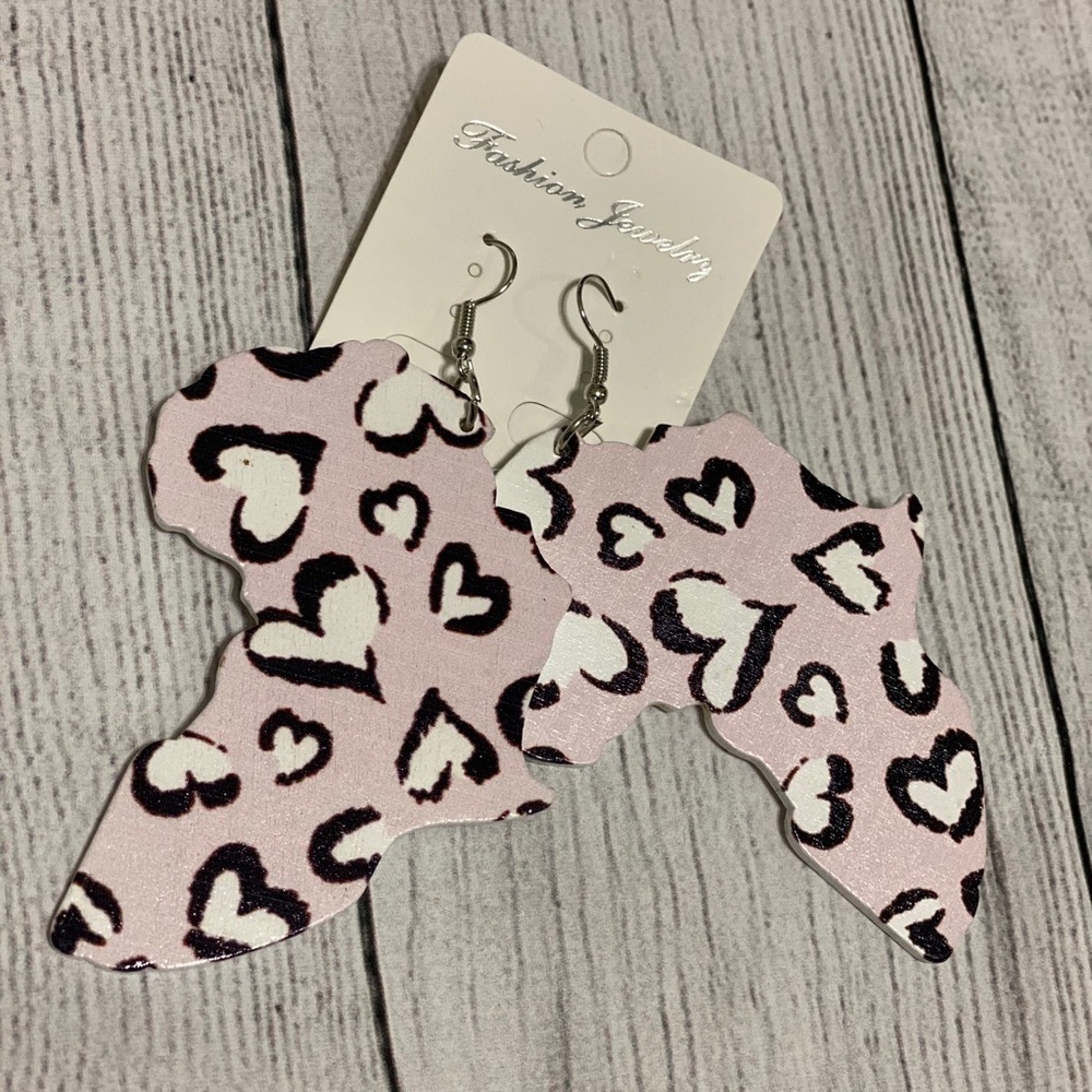 AFRICA Heart Earrings